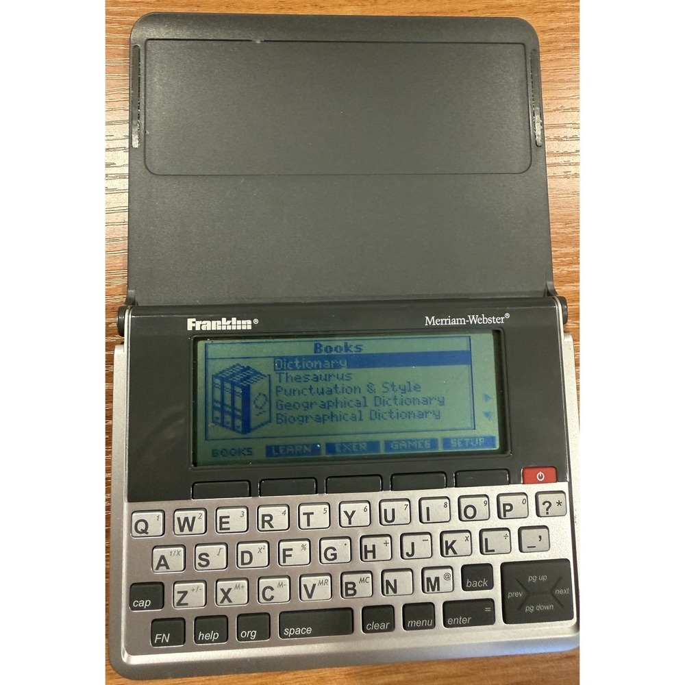 Franklin Merriam-Webster MWD-1490 Pocket Digital Dictionary Language Translator